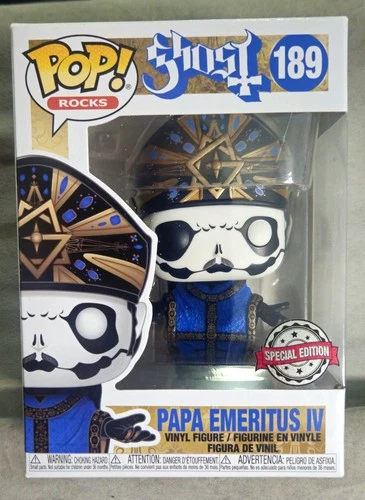 Funko Pop! Rocks Ghost #189 Papa Emeritus IV Special Edition Vaulted