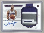 Tyrese Haliburton 2020 National Treasures #103 Bronze RPA RC Patch Auto 12/49