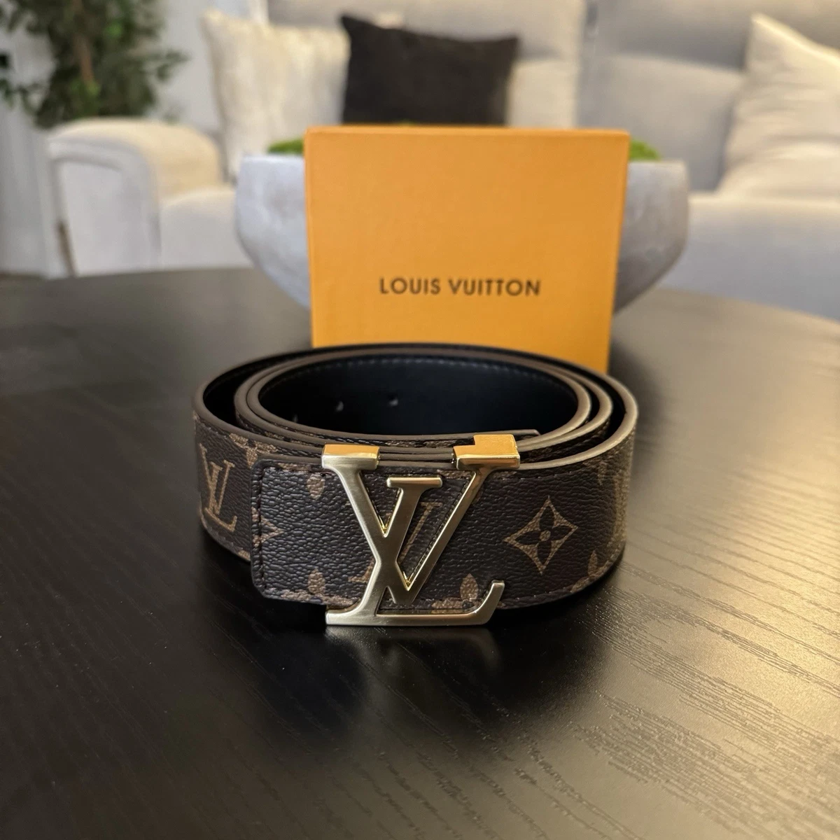 Louis Vuitton Brown Belts for Men for sale - eBay