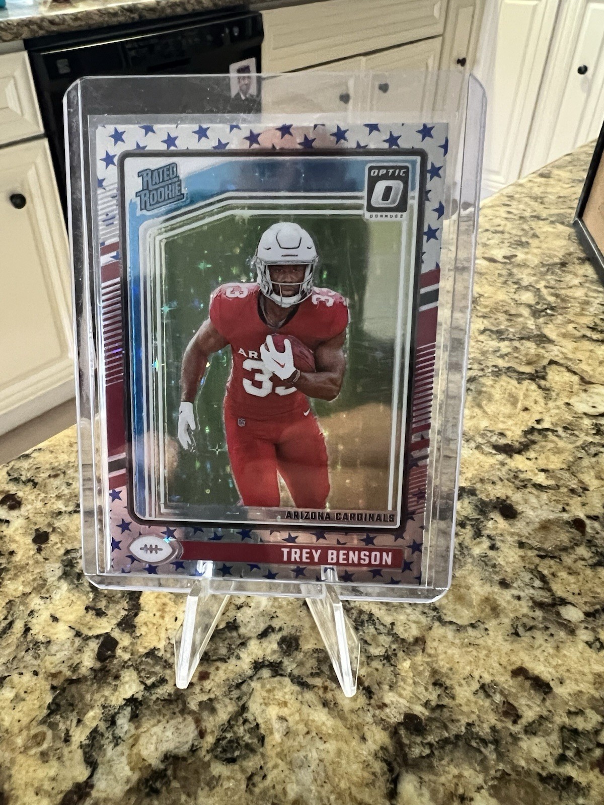 2024 Panini Donruss Optic - Rated Rookie Trey Benson #293 Stars Prizm (RC)