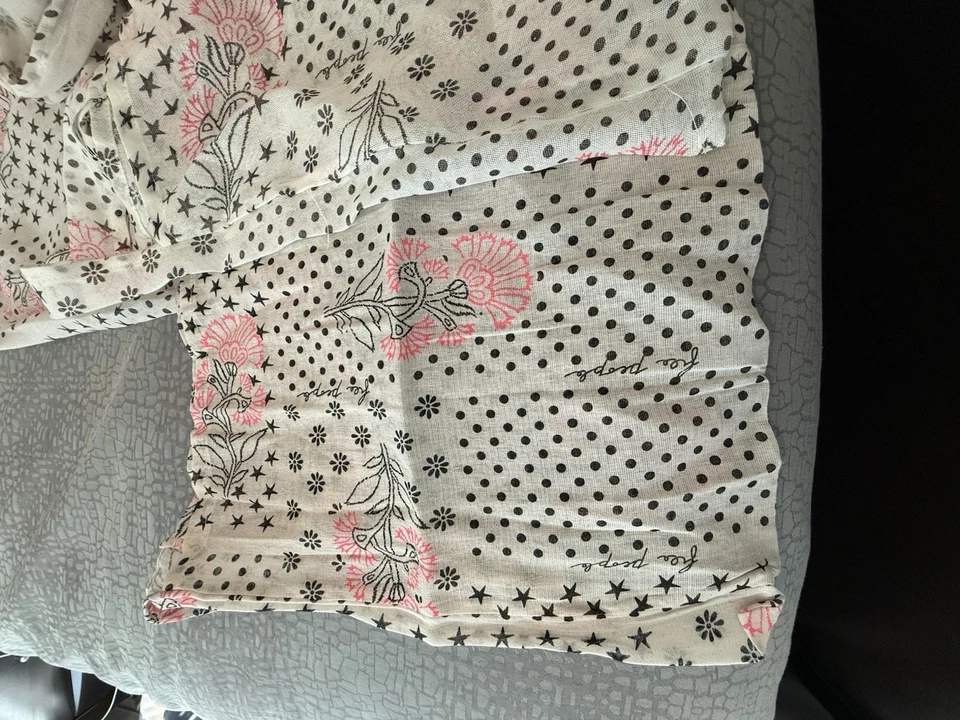 Free People 可重复使用 TOTES 斜挎包 单肩包 GAUZE 针织 BOHO L,批量 7 — 第 2/4 张图片