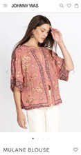 Johnny Was Coral Sunset Mulane Blouse 360