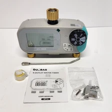 4 Zone Water Timer, Programmable Sprinkler Timer for Garden Hose with Rain Delay