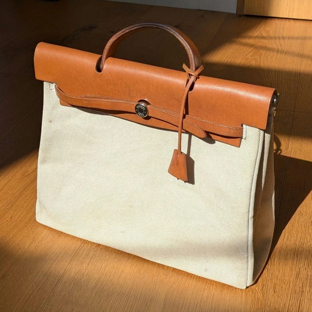 HERMÈS Canvas Exterior Shoulder Bag Bags & Handbags for Women for