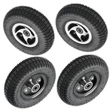4pcs 9x3.50-4 9x350-4 Tire Rim Wheel Front Rear for Wheelchair Mobility Scooter