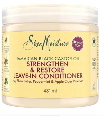 Shea Moisture Jamaican Castor Oil Leave In Conditioner Bonus Size 454g