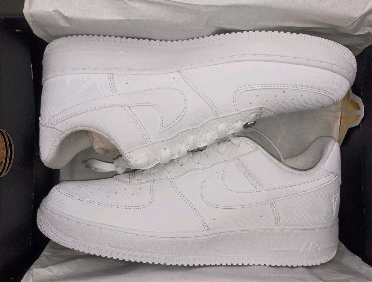 Air Force Low 'Kobe Bryant' White/White IB0018-100 Men's Size 12