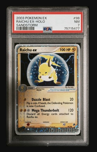 Raichu ex graded PSA 7 for sale on eBay