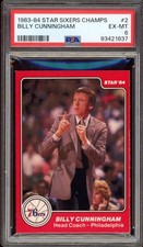 Billy Cunningham Card 1983-84 Star #2 PSA 6