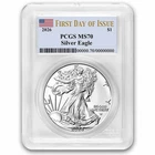 2026 American Silver Eagle MS-70 PCGS (First Day of Issue)