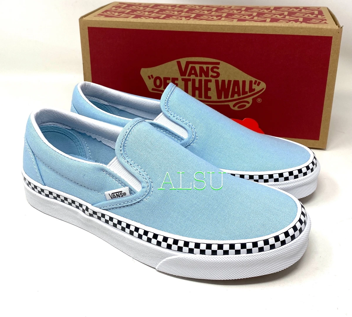 Check fox slip on vans sale