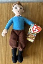 TINTIN TY BEANIE BABY THE ADVENTURES OF TINTIN  - NEW