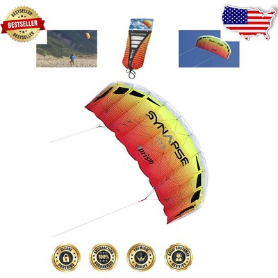 Versatile Dual-Line Parafoil Kite - 67'' Mango Design for Family Adventure!