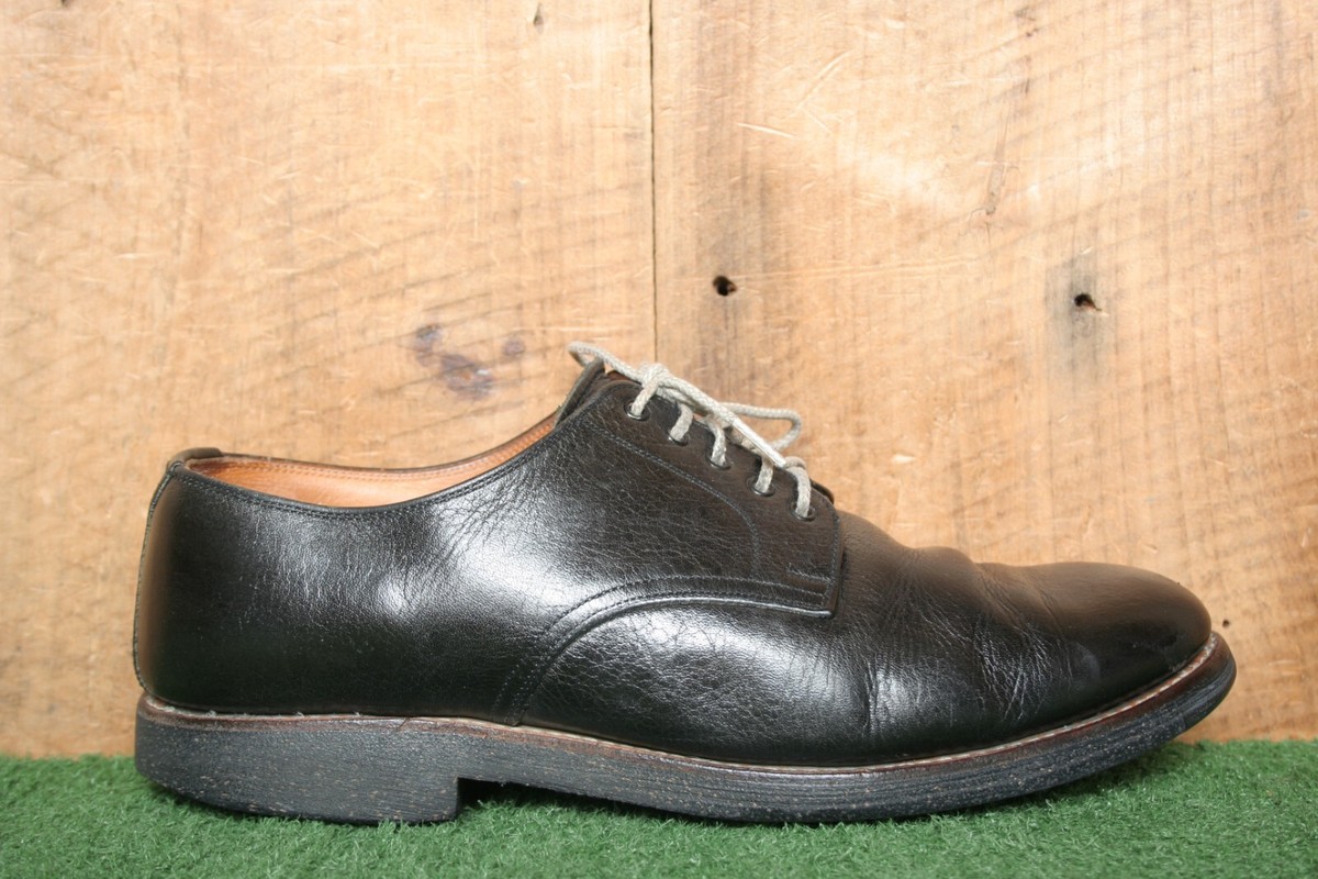 HIROKAWA Scotch Grain Black Leather Bench Made Oxfords JPN HIROKAWA Scotch Grain Black Leather Bench Made Oxfords JPN