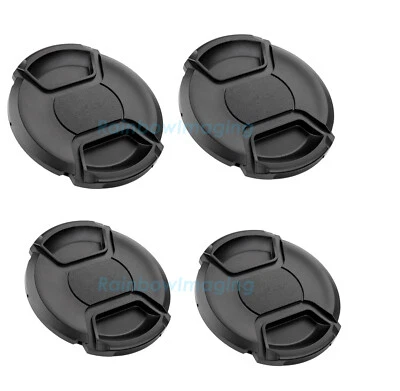 2 x 55mm + 2 x 58mm Snap On Caps for Canon Pentax Olympus Fujifilm Sony Lens