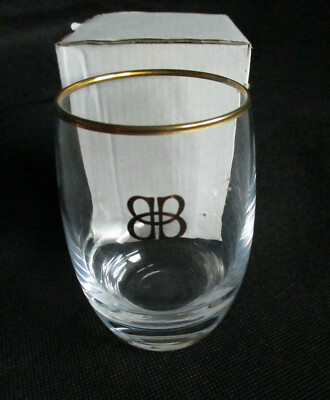 Baileys Bailey's - Sahnelikör - Tumbler Glas - mit '' Goldrand '' - NEU OVP