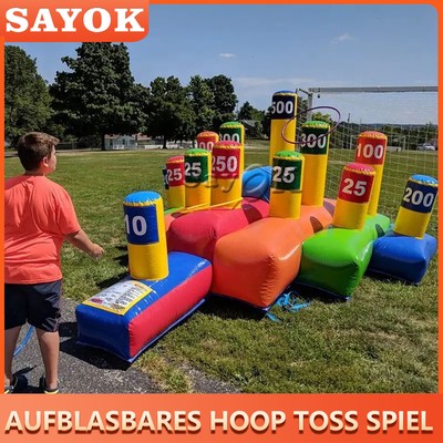Aufblasbare Hoop Toss Spiel Hoops Ring Toss Spiel Multifunktionale für Spielzeug