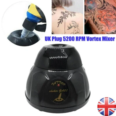 Mini Powerful Vortex Mixer 5200 RPM Lab Touch Mode Paint Mixer Laboratory Black