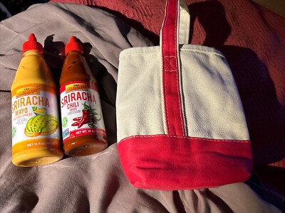Lee Kum Kee Sriracha Mayo Spread & Dressing 15oz Sriracha Chili Sauce 18oz + Bag