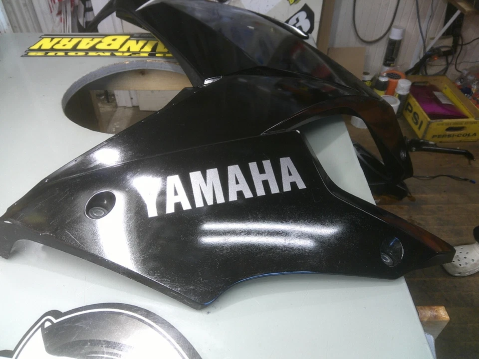 Carenado lateral izquierdo OEM apto para 2009 2010 2011 2012 2013 2014 2015 Yamaha FZ6R Foto 4 de 4