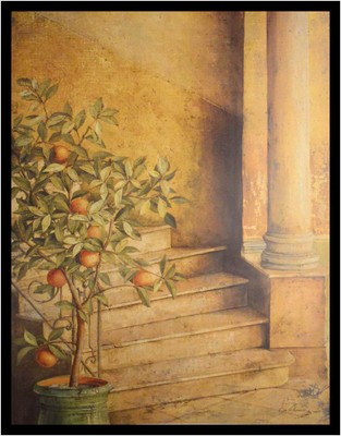 Fabrice De Villeneuve Poster Kunstdruck Bild im Alu Rahmen Sunse 80x60cm Neu