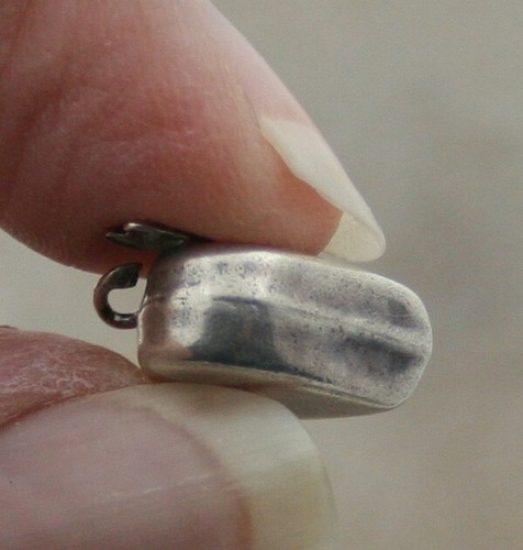 DE COLECCIÓN PLATA ESTERLINA CORAZÓN HINCHADO ENCANTO - Corazón con una flecha - Imagen 3 de 3