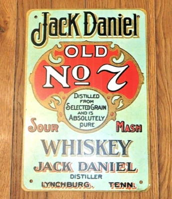 Jack Daniels Green Sign Mancave Garage Shop Dorm Room Basement Metal Gift Idea