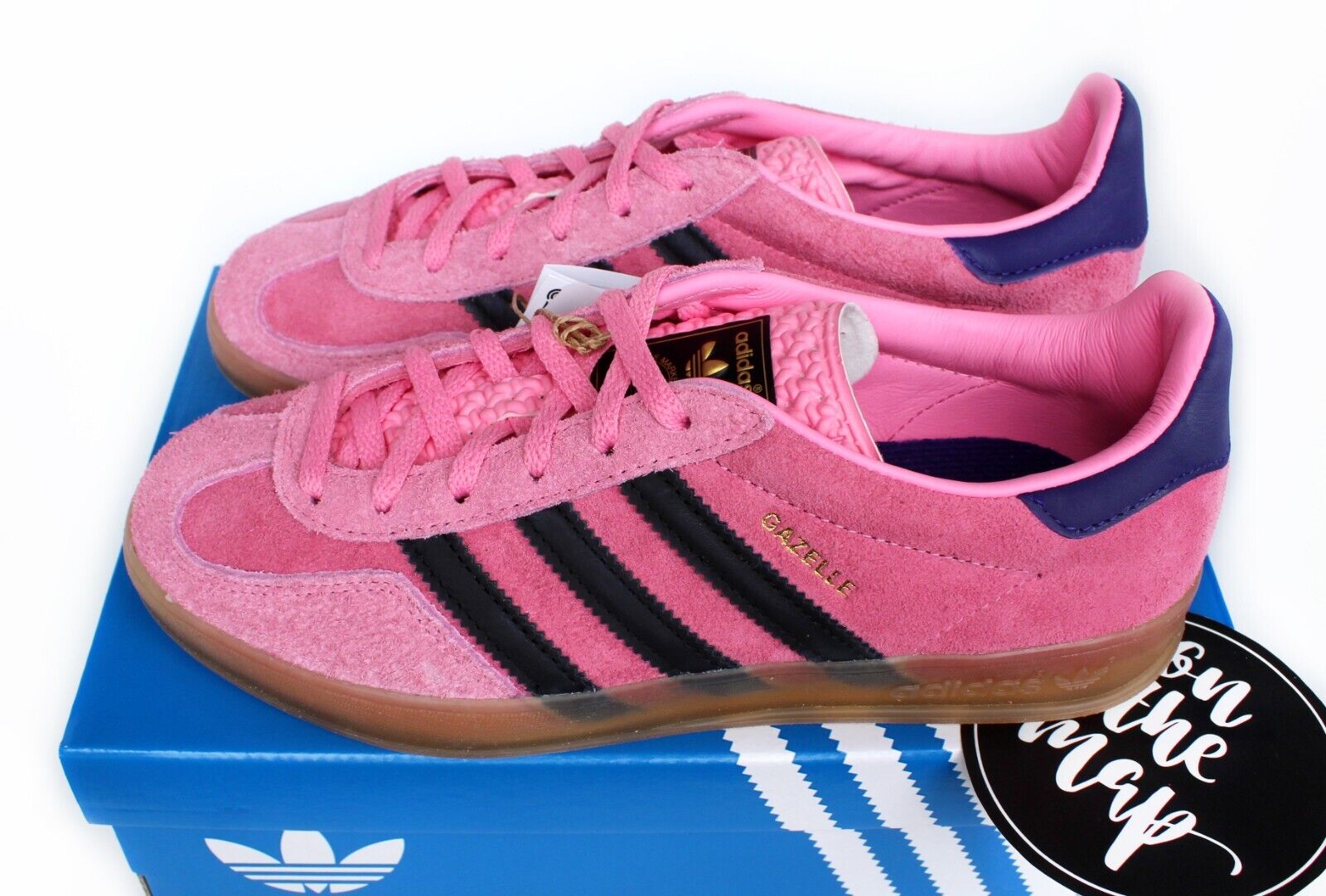 Adidas Gazelle Indoor W Pink Bliss Purple UK 3 4 5 6 7 8 9 10 11