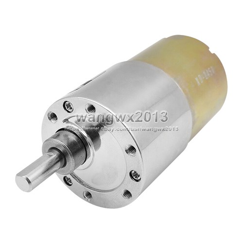 1x DC12V 24V 37GB520 Large Torque Speed Reduction Gear Motor with Metal Gearbox eBay