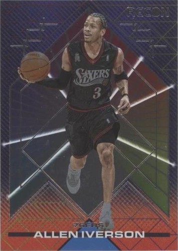 2021-22 NOIR SPOTLIGHT SIGNATURES PLATE 1/1 ALLEN IVERSON | eBay