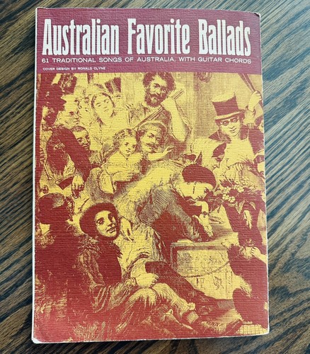 AUSTRALIAN FAVORITE BALLADS ~ 61 TRADITIONAL FOLK SONG SHEET MUSIC BOOK LANEY - Picture 8 of 9