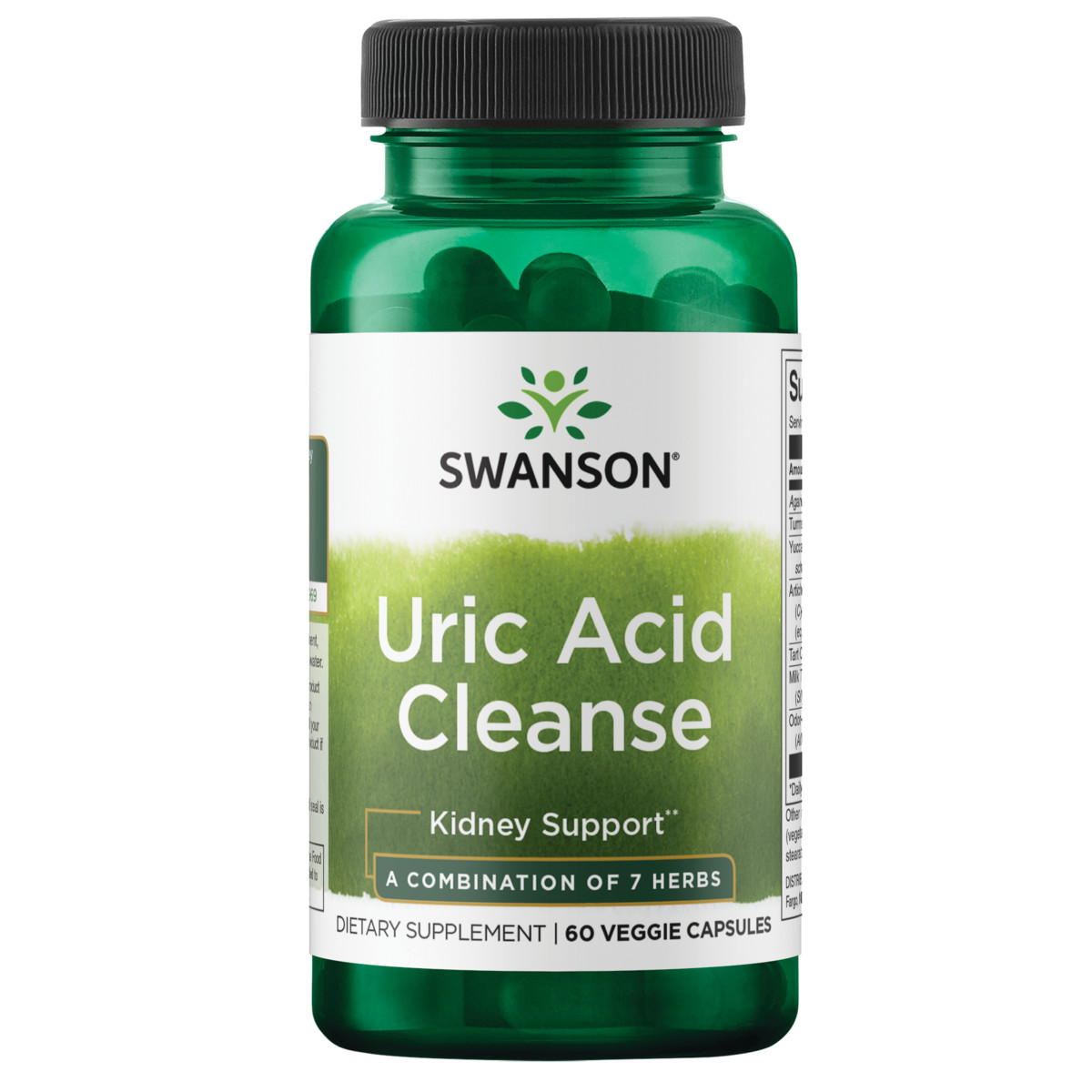Swanson Uric Acid Cleanse - натуральная добавка способствующая поддержке почек - F 3090₽