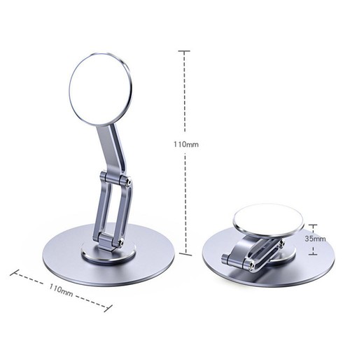 Supporto Cellulare Auto Assorbimento Aspirapolvere Magnetico Pieghevole 360 Gradi} - Foto 16 di 18