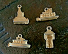 Vintage Walt Disney Productions Gold-tone Charms Theme Park Souvenir-F — photo 2