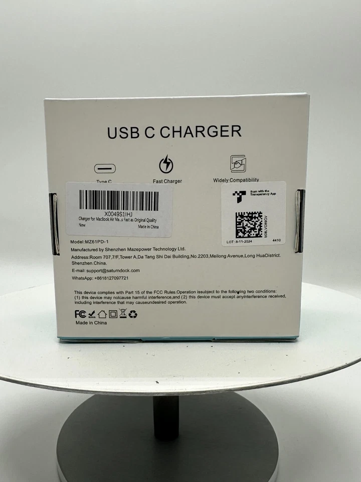 IFEART CHARGER FOR MACBOOK AIR PRO M1-M4 70W USB-C NEW - Image 3 of 4