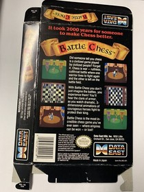 Battle Chess Nintendo NES box only Data East