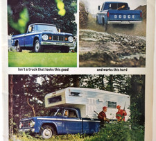 Dodge Truck Camper Special Vintage 1966 Ad Magazine Print