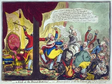 A Kick at the broad bottom Decor Poster. Fine Graphic Art. Interior Design. 2162