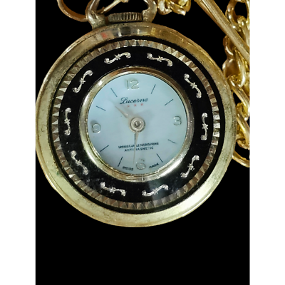 Lucerne Women Pocket/Necklace Watch Unbreakable Mainspring