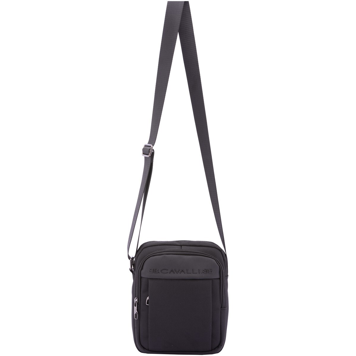 Acciaio Borsello Uomo Piccola Borsello Firmato Cavalli Tracolla