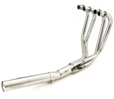 Delkevic 4into1 Stainless Steel Exhaust - Straight Muffler - Honda CB500K CB550K