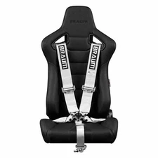 BRAUM Racing WHITE 5 Point 3" Inch SFI Certified 16.1 Racing Harness Single New