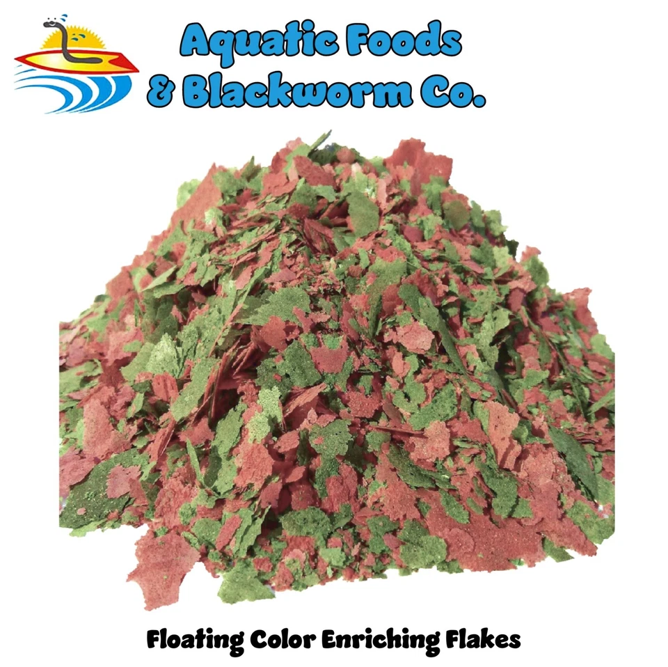 AQUATIC FOODS 3/8-LB Color Enhancing Small Flakes