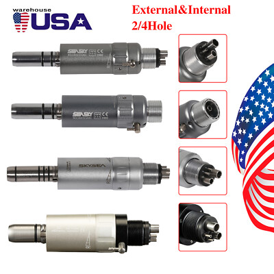 Dental Inner/External Spray Low Slow Speed Handpiece Air Motor 2/4Hole E-type