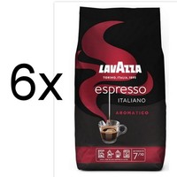 6X 1Kg Lavazza Espresso Italiano Aromatico Kaffeebohnen Ganze Bohnen 6X 1000G