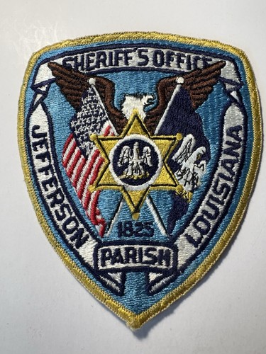 Jefferson Parish Louisiana Sheriff Patch