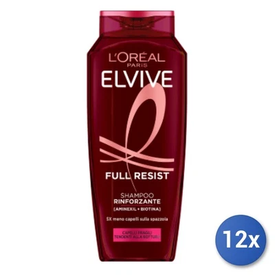 12x Bundle Elvive Shampoo Full Resist Mit Aminexil E Biotin Haare Spröde 250 - Bild 1 von 3