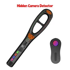 Hidden Camera Wave Detector GPS Tracker Finder Audio Bug Listen Scanner Portable
