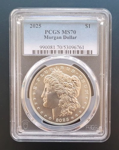 2025 Morgan Silver Dollar $1 PCGS MS70