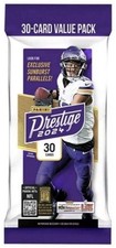 2024 Panini Prestige NFL Football Value/Fat Pack 30 Cards